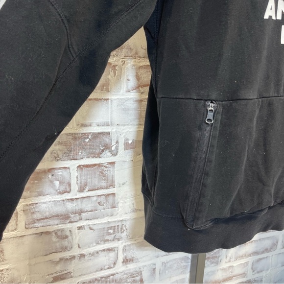 American Eagle Black Hoodie men’s large - Picture 4 of 6